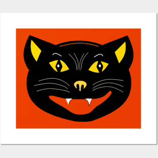 Ugly Halloween Cat Posters and Art